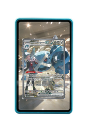 Pokémon TCG Steven's Metagross ex Ascended Heroes #289/217 Magnetic Card Holder Blue frame with matching extended artwork