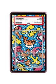 Pokémon TCG Tatsugiri Scarlet & Violet - Twilight Masquerade #186/167 PSA Grade Case Pink frame with matching extended artwork