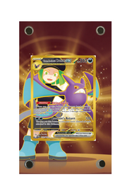 Team Rocket's Crobat ex Destined Rivals #242/182 Display Frame with matching extended artwork