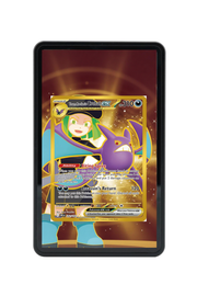 Team Rocket's Crobat ex Destined Rivals #242/182 Magnetic Card Holder with matching extended artwork