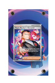 Team Rocket's Giovanni Destined Rivals #238/182 Display Frame with matching extended artwork
