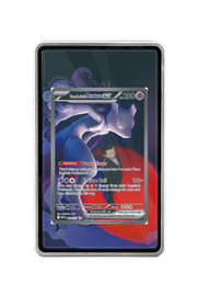 Pokémon TCG Team Rocket's Mewtwo ex - 281/217 Ascended Heroes #281/217 Magnetic Card Holder Silver frame with matching extended artwork
