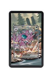 Team Rocket's Nidoking ex Destined Rivals #233/182 Magnetic Card Holder with matching extended artwork