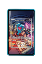 Pokémon TCG Team Rocket's Wobbuffet (Pokemon Center Exclusive) Scarlet & Violet - Scarlet & Violet Promo Cards #203 Magnetic Card Holder Blue frame with matching extended artwork