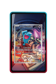 Pokémon TCG Team Rocket's Wobbuffet (Pokemon Center Exclusive) Scarlet & Violet - Scarlet & Violet Promo Cards #203 Magnetic Card Holder R & B frame with matching extended artwork