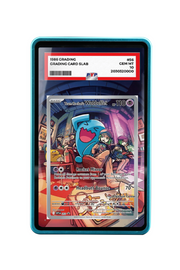 Pokémon TCG Team Rocket's Wobbuffet (Pokemon Center Exclusive) Scarlet & Violet - Scarlet & Violet Promo Cards #203 PSA Grade Case Blue frame with matching extended artwork