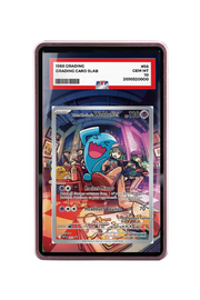 Pokémon TCG Team Rocket's Wobbuffet (Pokemon Center Exclusive) Scarlet & Violet - Scarlet & Violet Promo Cards #203 PSA Grade Case Pink frame with matching extended artwork