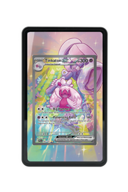 Pokémon TCG Tinkaton ex Scarlet & Violet - Paldea Evolved #262/193 Magnetic Card Holder Black frame with matching extended artwork