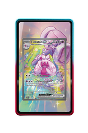 Pokémon TCG Tinkaton ex Scarlet & Violet - Paldea Evolved #262/193 Magnetic Card Holder R & B frame with matching extended artwork
