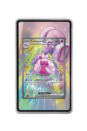 Pokémon TCG Tinkaton ex Scarlet & Violet - Paldea Evolved #262/193 Magnetic Card Holder Silver frame with matching extended artwork