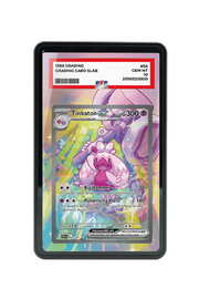 Pokémon TCG Tinkaton ex Scarlet & Violet - Paldea Evolved #262/193 PSA Grade Case Black frame with matching extended artwork