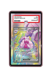 Pokémon TCG Tinkaton ex Scarlet & Violet - Paldea Evolved #262/193 PSA Grade Case Pink frame with matching extended artwork
