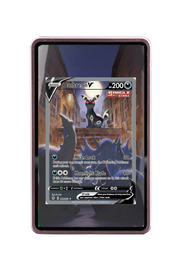 Pokémon TCG Umbreon V (Alternate Full Art) Sword & Shield - Evolving Skies #189/203 Magnetic Card Holder Pink frame with matching extended artwork