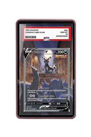 Pokémon TCG Umbreon V (Alternate Full Art) Sword & Shield - Evolving Skies #189/203 PSA Grade Case Pink frame with matching extended artwork