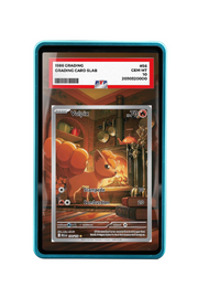Pokémon TCG Vulpix Mega Evolution #138/132 PSA Grade Case Blue frame with matching extended artwork