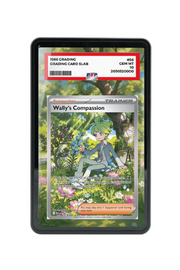 Pokémon TCG Wally's Compassion Mega Evolution #186/132 PSA Grade Case Black frame with matching extended artwork