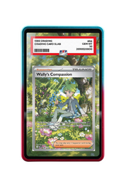 Pokémon TCG Wally's Compassion Mega Evolution #186/132 PSA Grade Case R & B frame with matching extended artwork