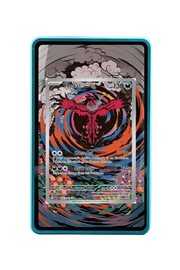 Pokémon TCG Yveltal Scarlet & Violet - Paradox Rift #205/182 Magnetic Card Holder Blue frame with matching extended artwork