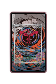 Pokémon TCG Yveltal Scarlet & Violet - Paradox Rift #205/182 Magnetic Card Holder Pink frame with matching extended artwork
