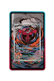Pokémon TCG Yveltal Scarlet & Violet - Paradox Rift #205/182 Magnetic Card Holder R & B frame with matching extended artwork
